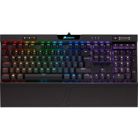 Full view of Corsair K70 RGB Low Profile Keyboard.