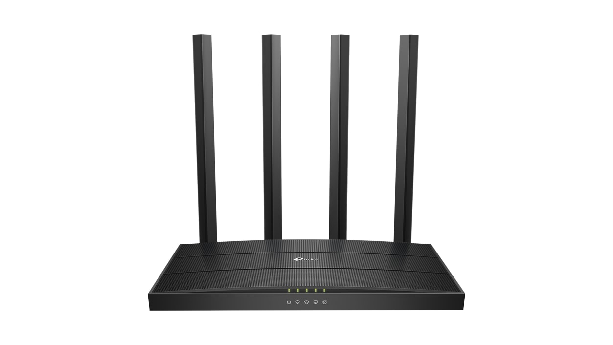 Front view of TP-Link Archer C80 Router AC1900
