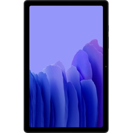 Front view of Samsung Galaxy Tab A7 32GB Gray in vertical 