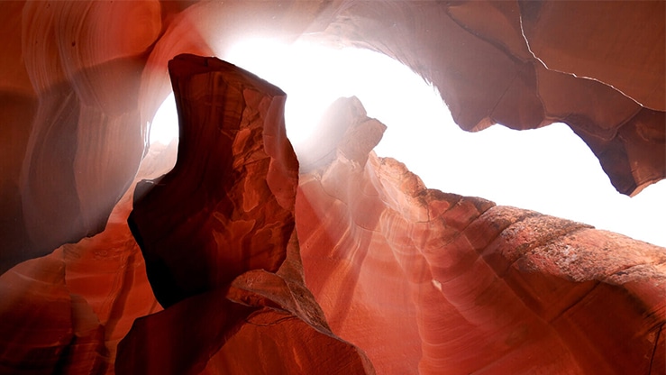Un canyon rouge