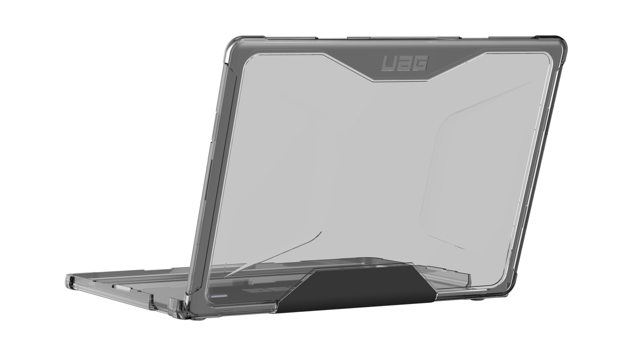 Back left-facing open view of UAG Surface Go PLYO Series Case