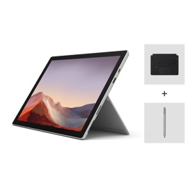 Surface Pro 7 Intel Core i5 + Black Pro Type Cover + Pen Bundle