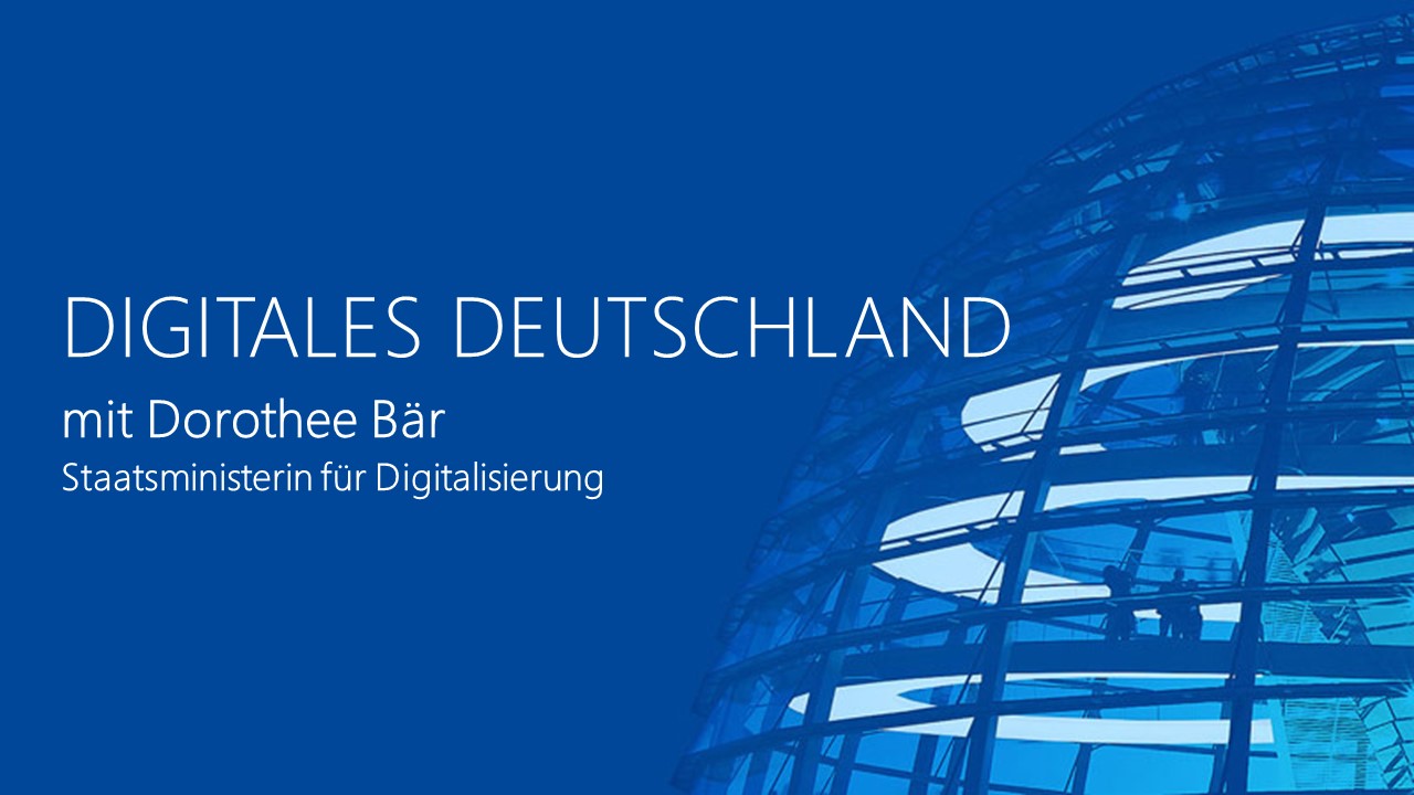 Thumbnail zu Digitales Deutschland mit Dorothee Bär