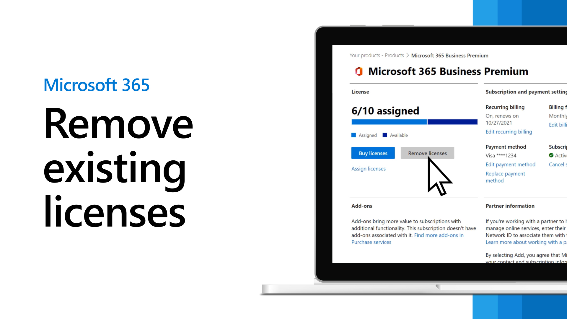 How many licenses can you have with Microsoft 365?