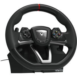 Front left view of the Hori USA Inc Racing Wheel Overdrive
