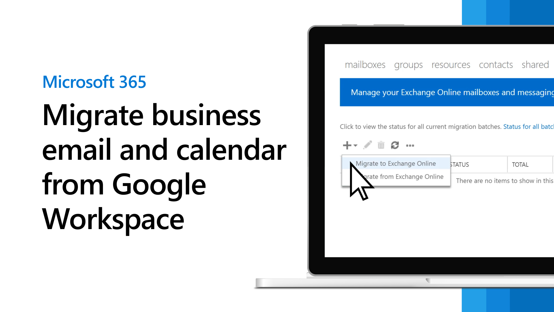 Google workspace migration for microsoft outlook