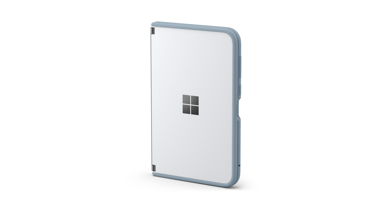 Surface Duo bumper in gray.