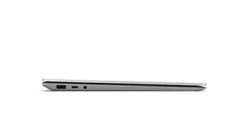 Surface Laptop 4 in platinum closed from the side