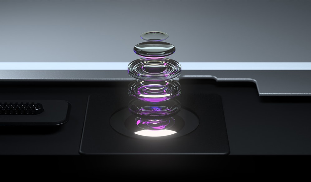 Fonctionnement interne de la lentille du Surface Duo.