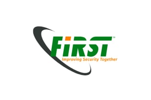 FIRST logo and tagline of improving security together