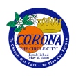 De stad Corona