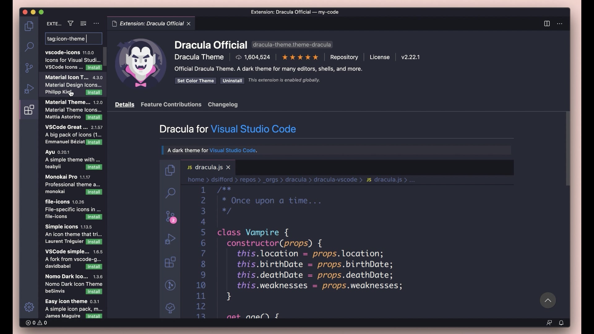 Personalize Visual Studio Code