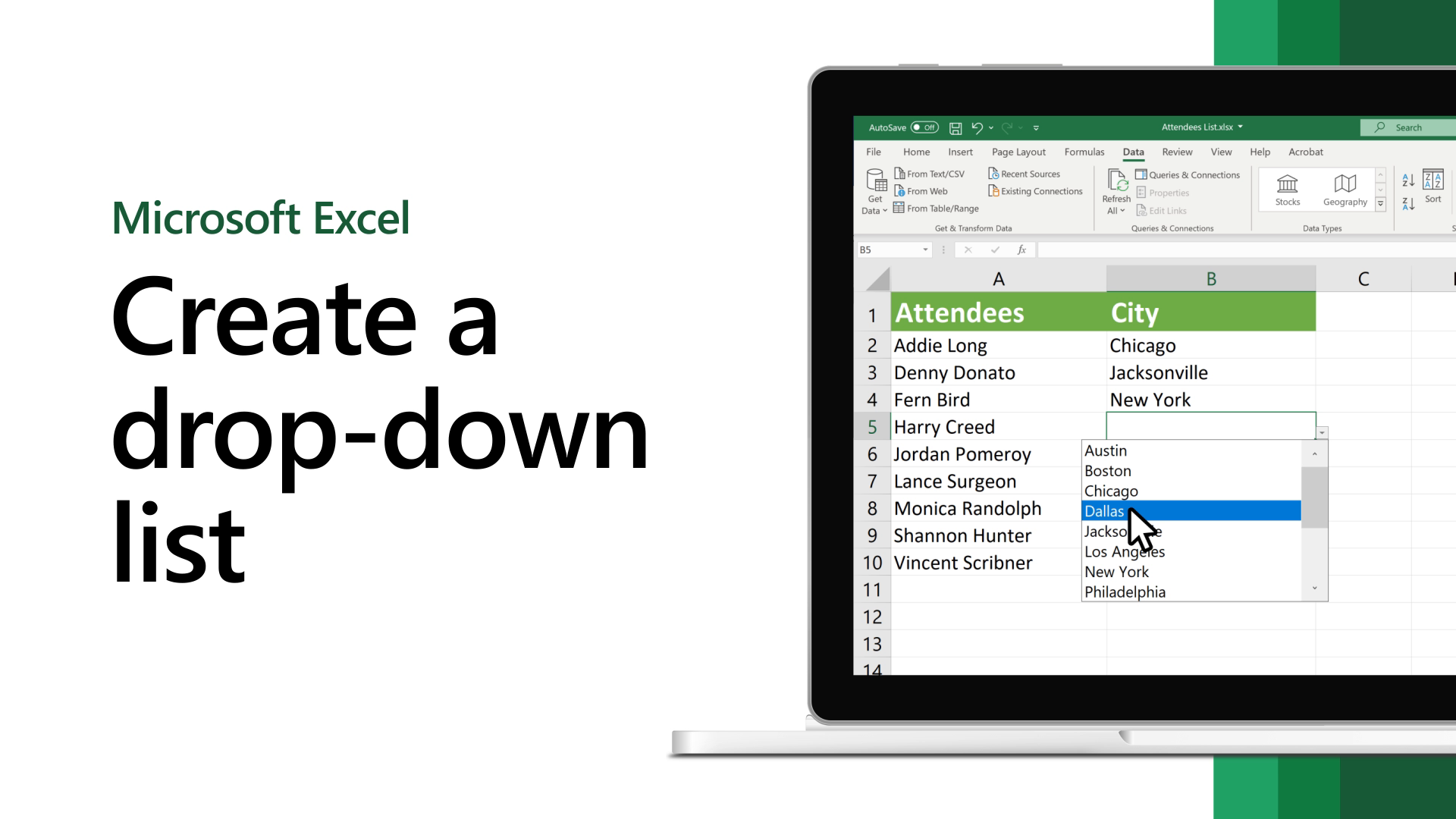 How To Add A Drop Down List In Excel Step by Step Guide