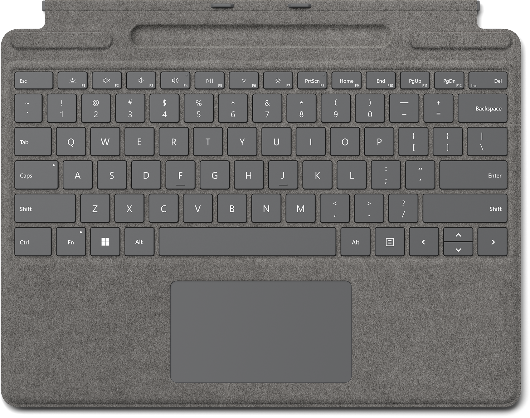 Microsoft MS Surface Pro8 TypeCover Platinum Silber English International
