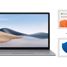 New Surface Laptop 4 Essentials Bundle: Ultra-Thin Touchscreen 