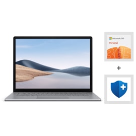 Surface Laptop 4 Essentials Bundle with Microsoft 365 and Microsoft Complete.