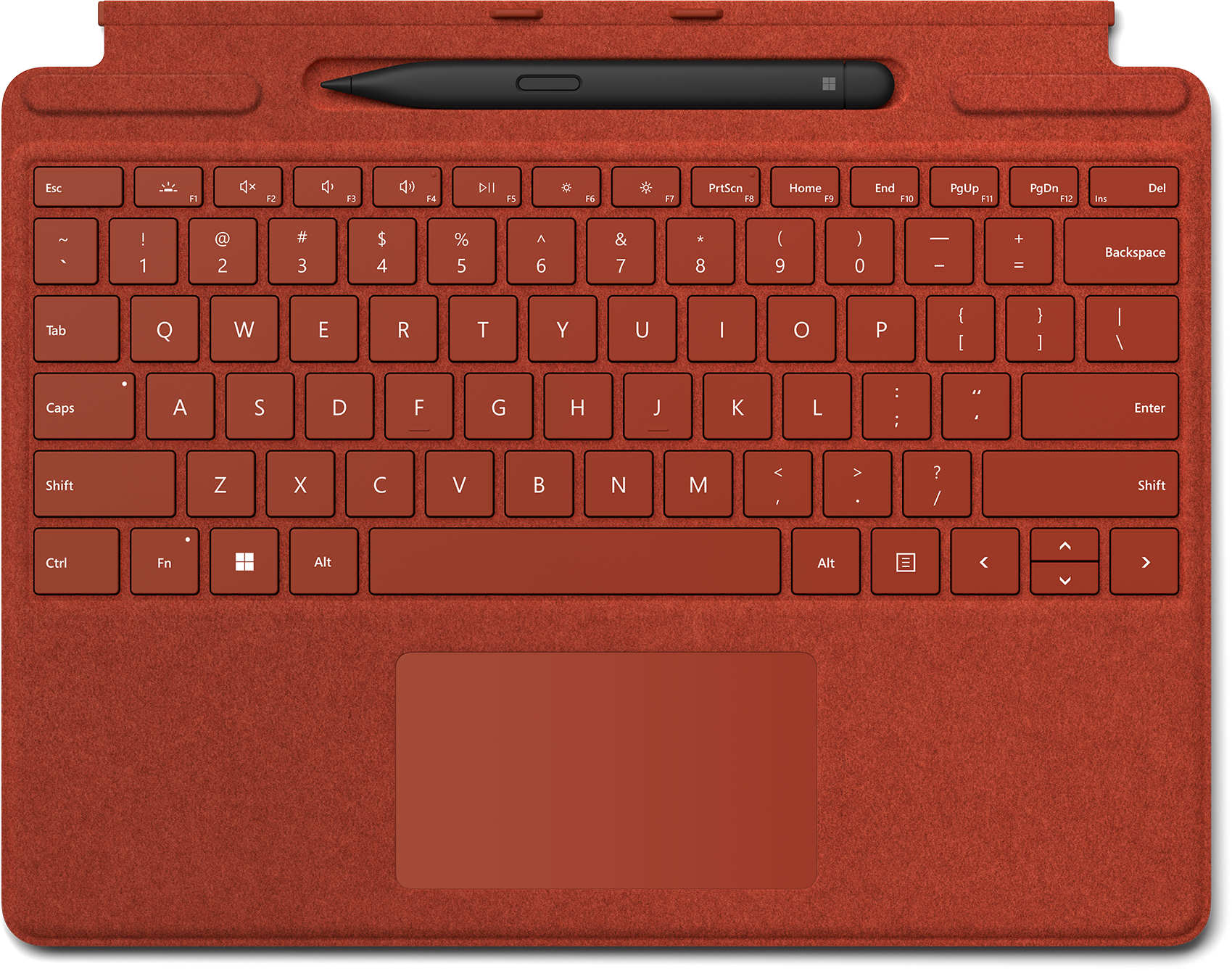 Surface Pro Signature Keyboard with Slim Pen 2 - Poppy Red