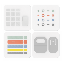 Surface Adaptive Kit labels, indicators, and supports.
