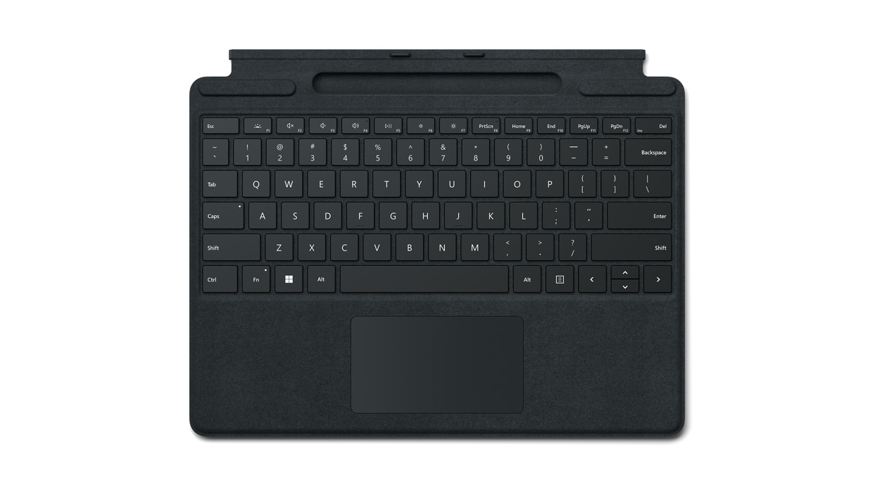 Surface Pro Signature Keyboard in Schwarz.