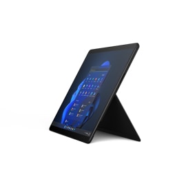 Surface Pro X for Business in Schwarz – Seitenansicht
