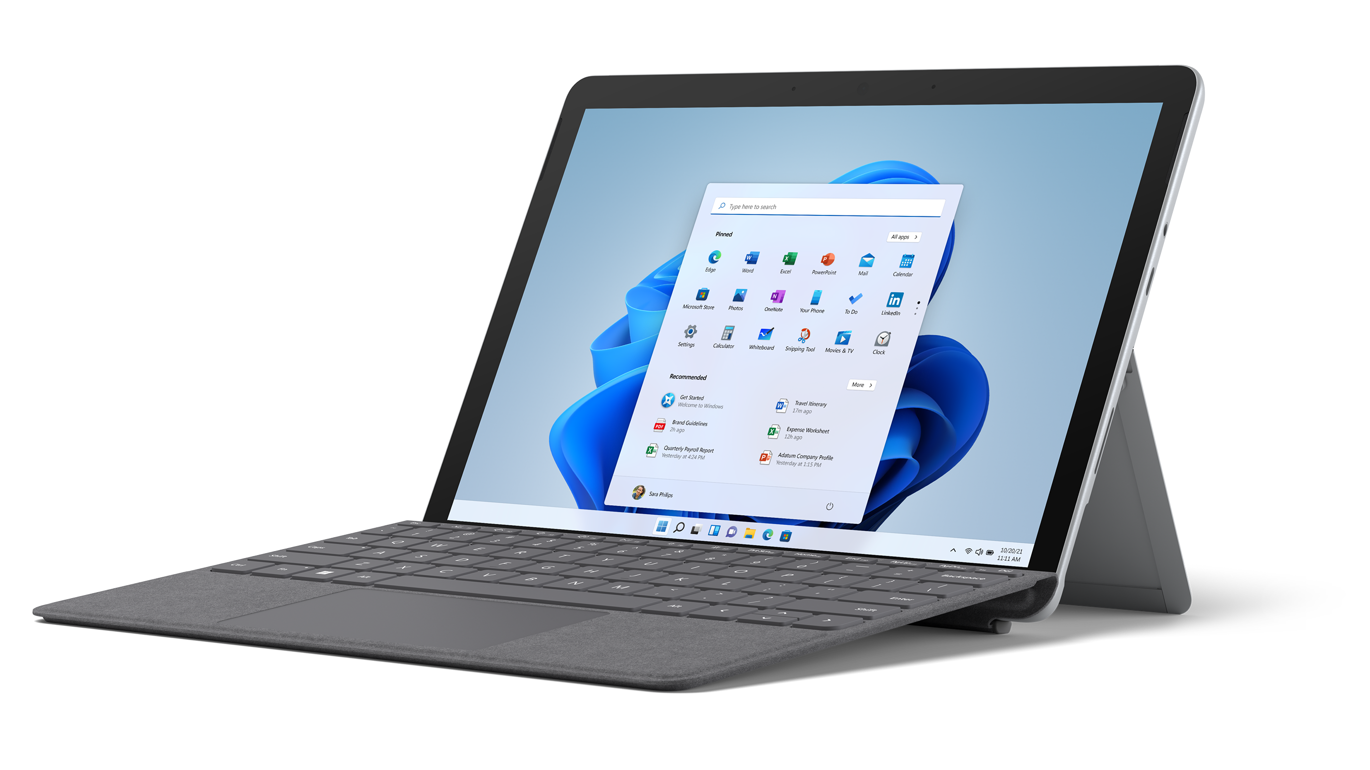 Sắm ngay Surface Go 3 để trải nghiệm một chiếc laptop nhỏ gọn, đa năng và tiện lợi, cùng khả năng xử lý tốt và tối ưu hóa cho các ứng dụng thịnh hành.