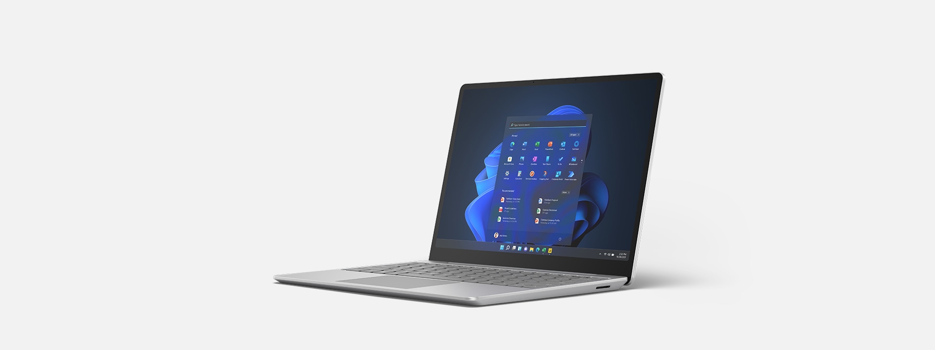 Surface Laptop Go 2의 렌더링