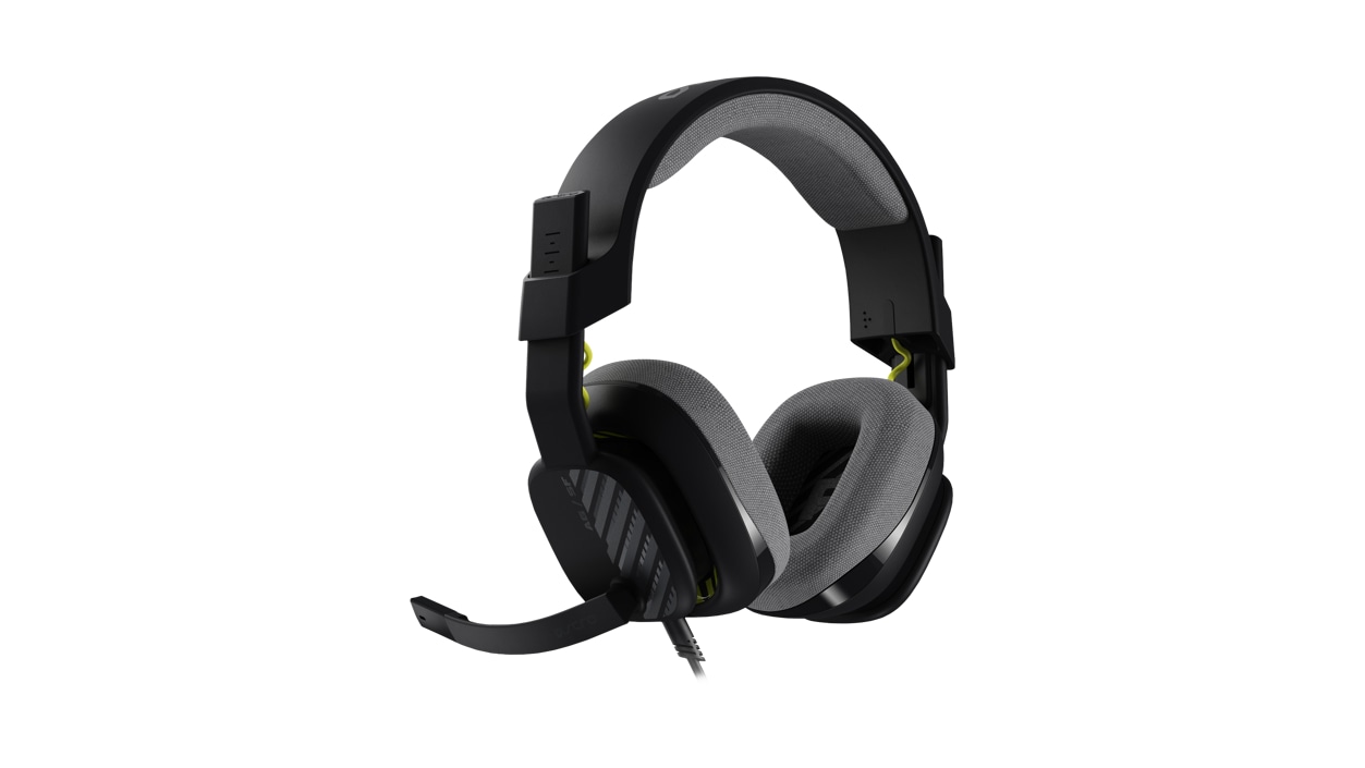 Rear view of the ASTRO A 10 Gen 2 Gaming Headset in Black.
