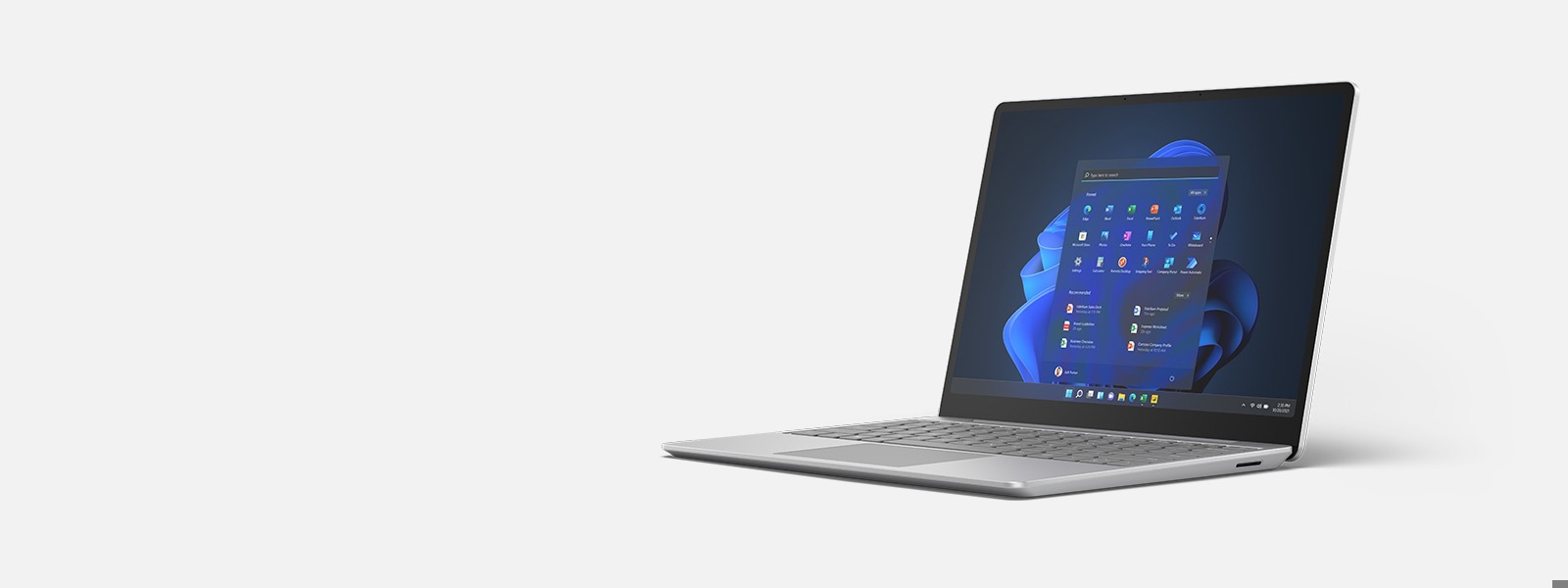 Surface Laptop Go 2 のレンダリング