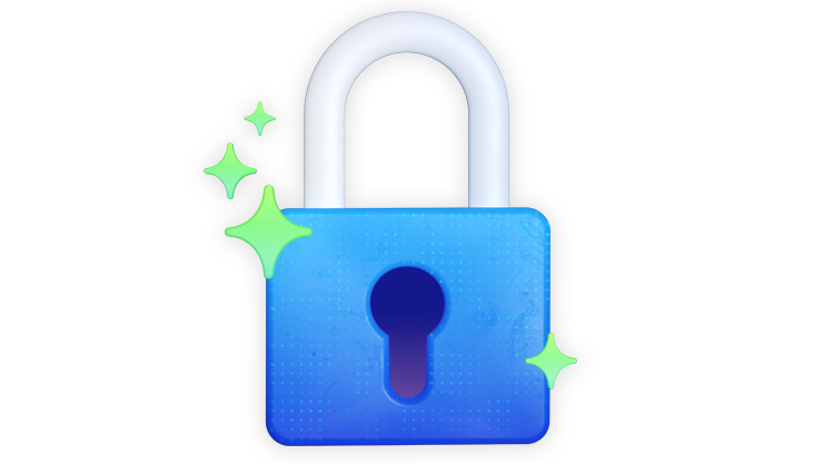 Ilustração dos ícones de privacidade e segurança do Microsoft Edge.