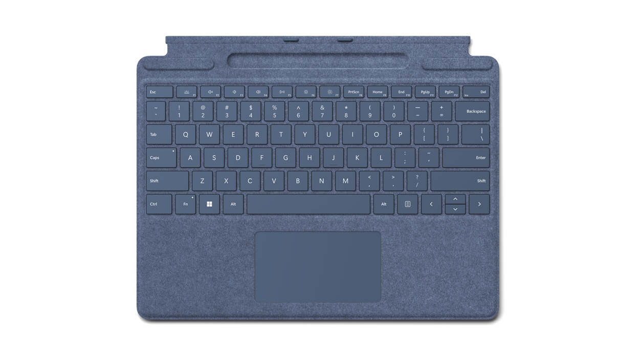 Microsoft 1725 Type Cover Black for Surface Pro 3,4,5,6,7 Backlit