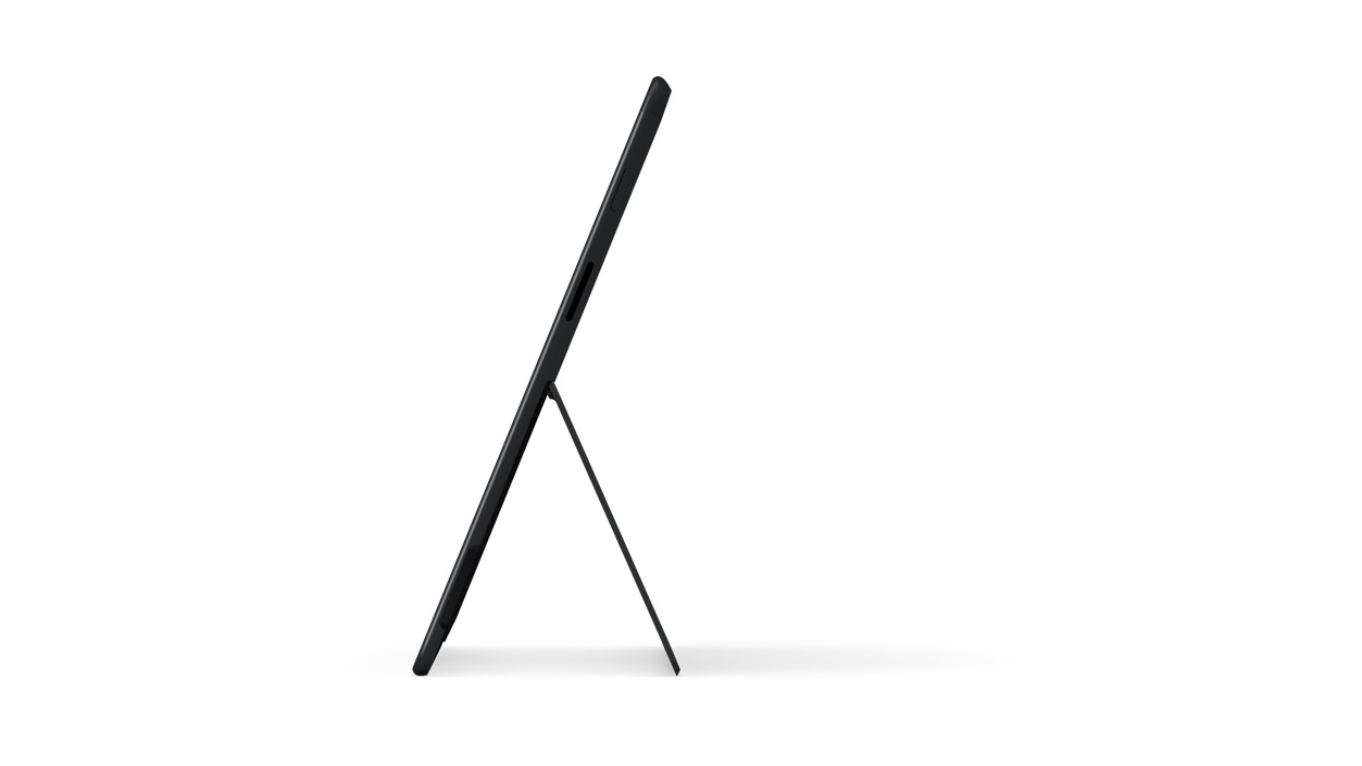 Side view of Surface Pro X  in tablet mode