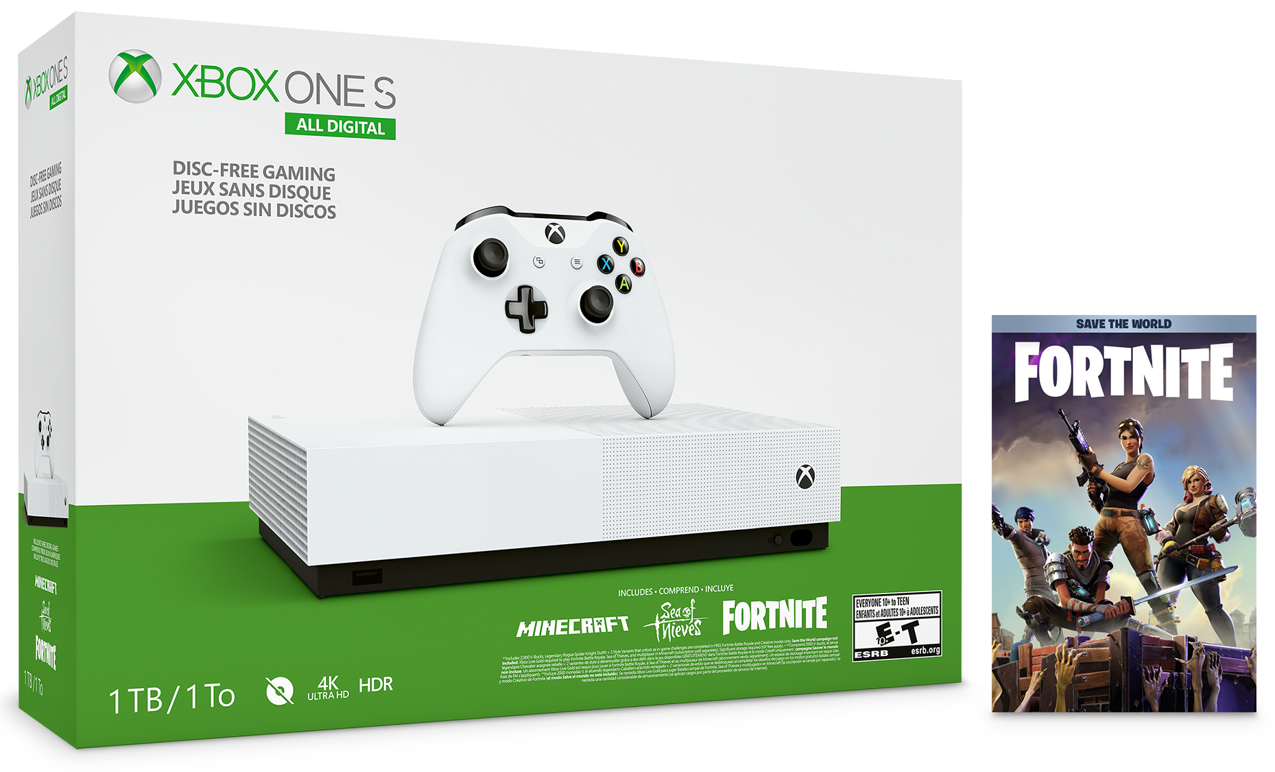 xbox one s console fortnite bundle