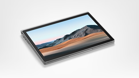 Surface Book 3 pour les entreprises avec un écran à plat en mode studio