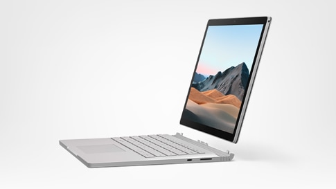 Surface Book 3 for Business showing screen detached from keyboard in tablet mode