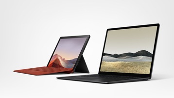 Surface Pro 7 y Surface Laptop 3