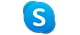 Logo Microsoft Skype. 

