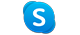Microsoft Skype logo. 
