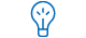 An icon of a lightbulb.