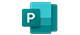 Logotipo de Microsoft Publisher. 