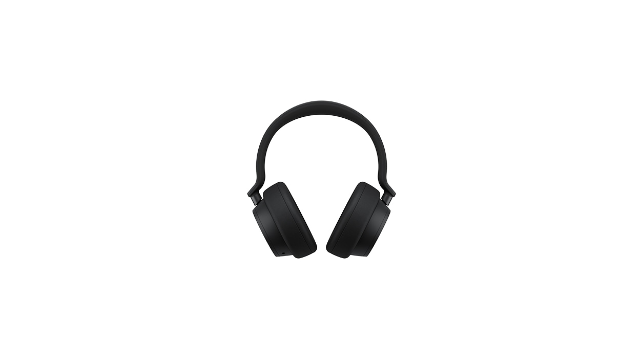 Matte Black Surface Headphones 2