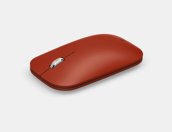 Poppy Red Surface Mobile Mouse