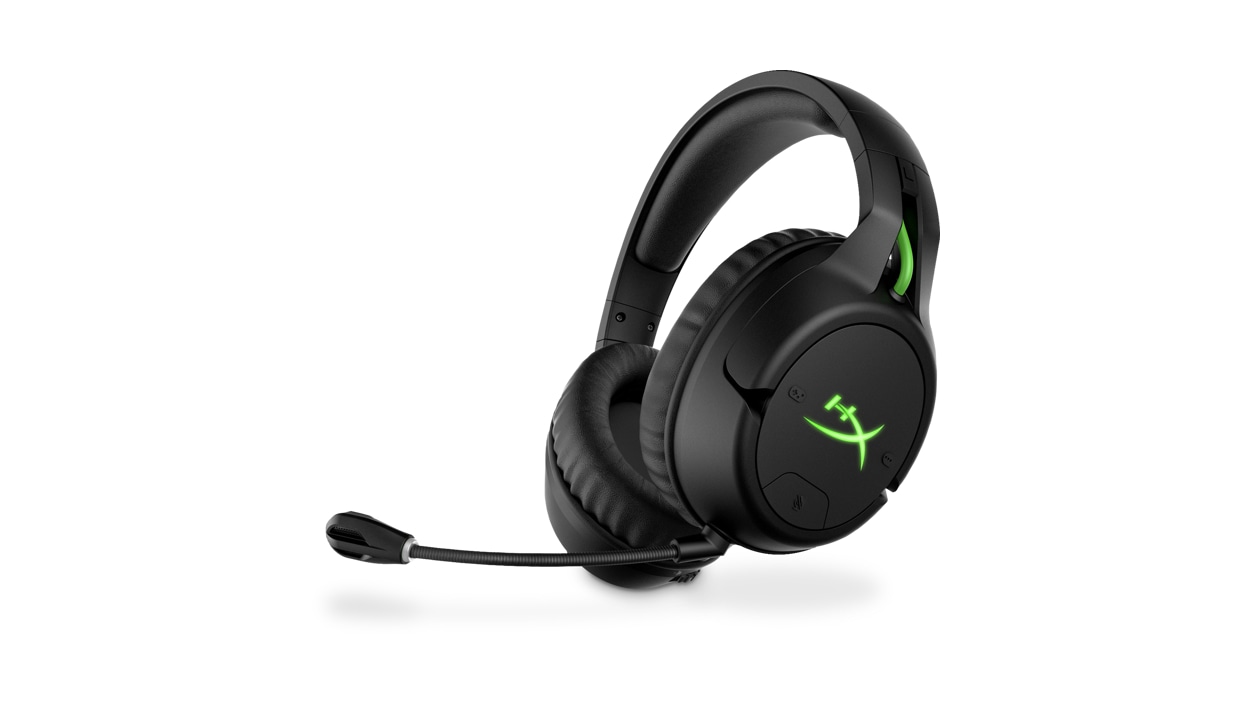 Front right view of the Kingston HyperX CloudX Flight Wireless Gaming Headset