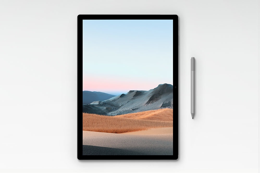 Surface Book 3 in Tablet Mode with Surface Pen