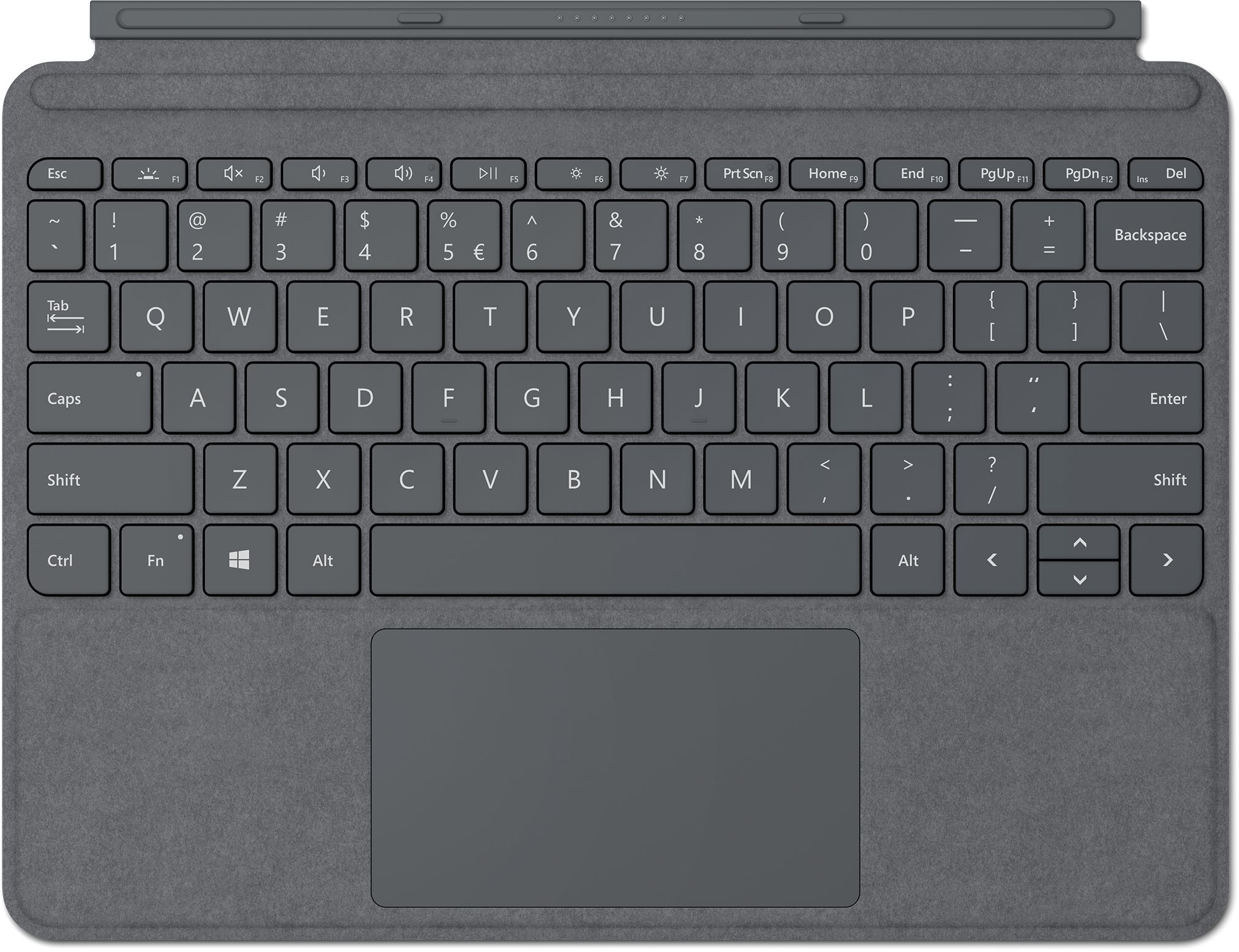Microsoft Surface Go Type Cover QWERTY Grijs