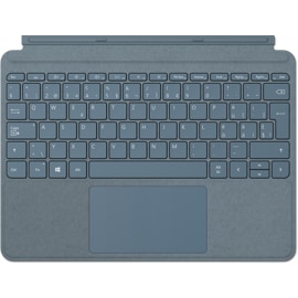 Surface Go Type Cover - QWERTZ - Eisblau (Alcantara®): Eisblau (Alcantara®) - Schweizerisch