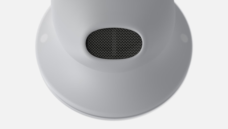 Close-up of Surface Earbuds speaker grill