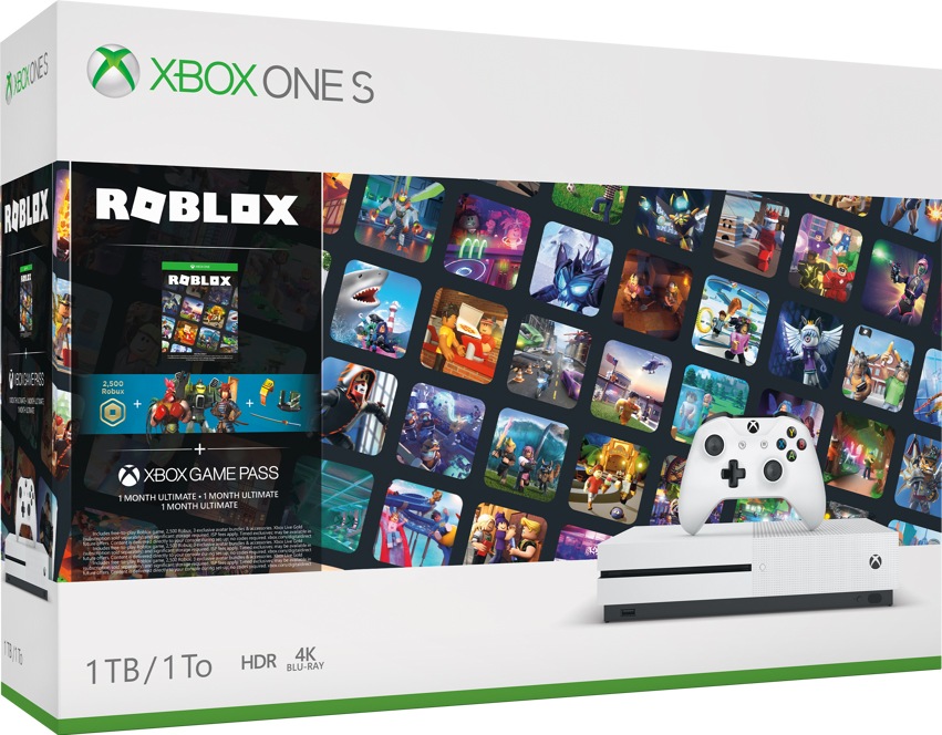 Pack Xbox One S Roblox 1tb Xbox One - como crear game pass en tu juego de roblox 2018