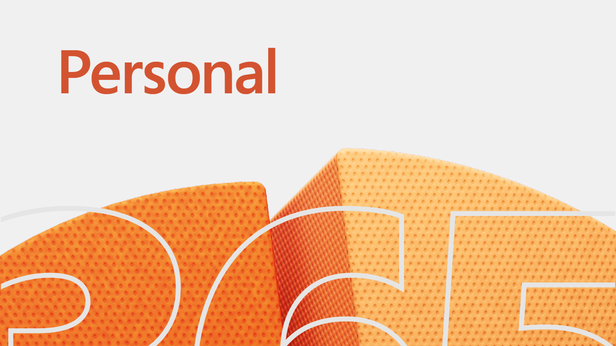 Microsoft 365 Personal (1 年間サブスクリプション)