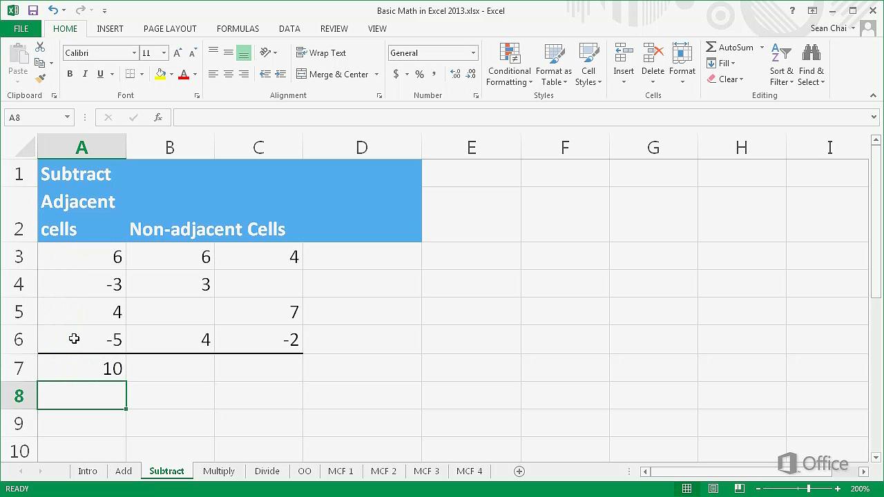 Excel 2013