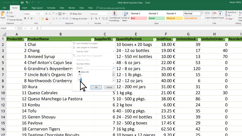 Jak najít poslední uložený Excel?